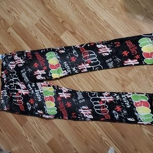 Encrypted boys black hustle graffiti skinny fit jeans